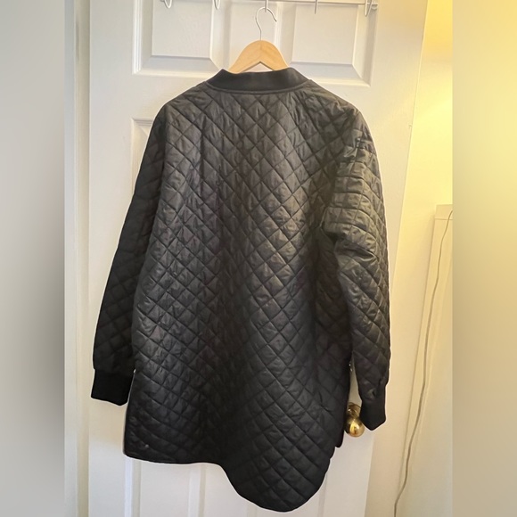 Zella Longline Quilted Bomber Jacket - Picture 8 of 12